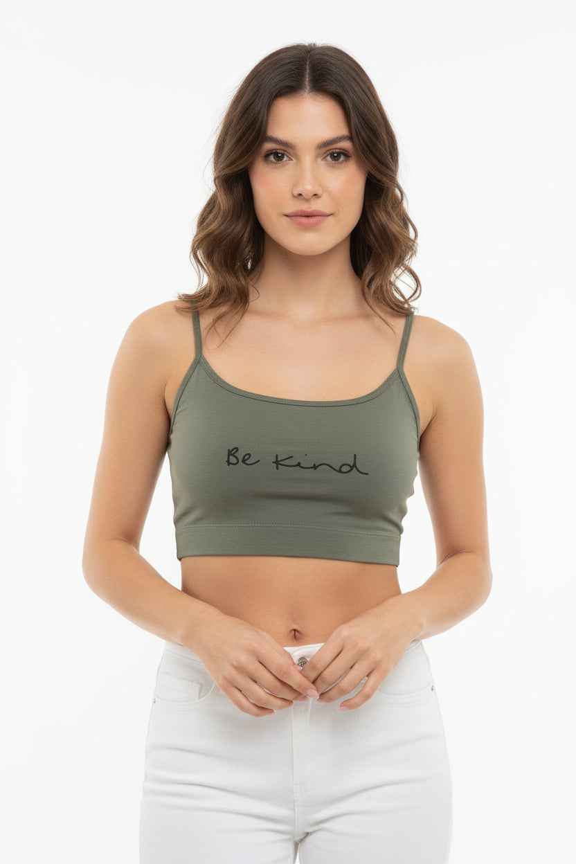Organic Be Kind Crop Top Bralette