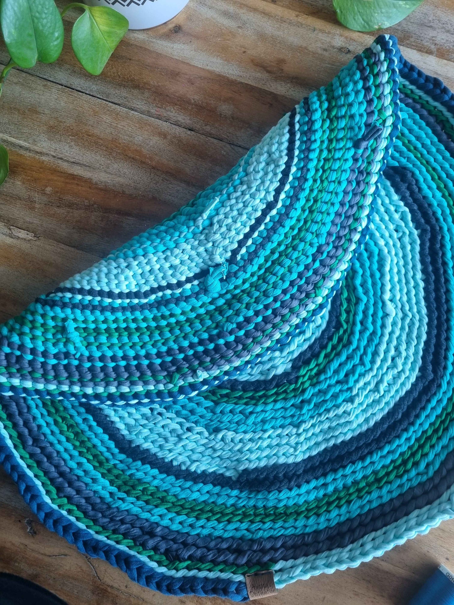 Blue rug