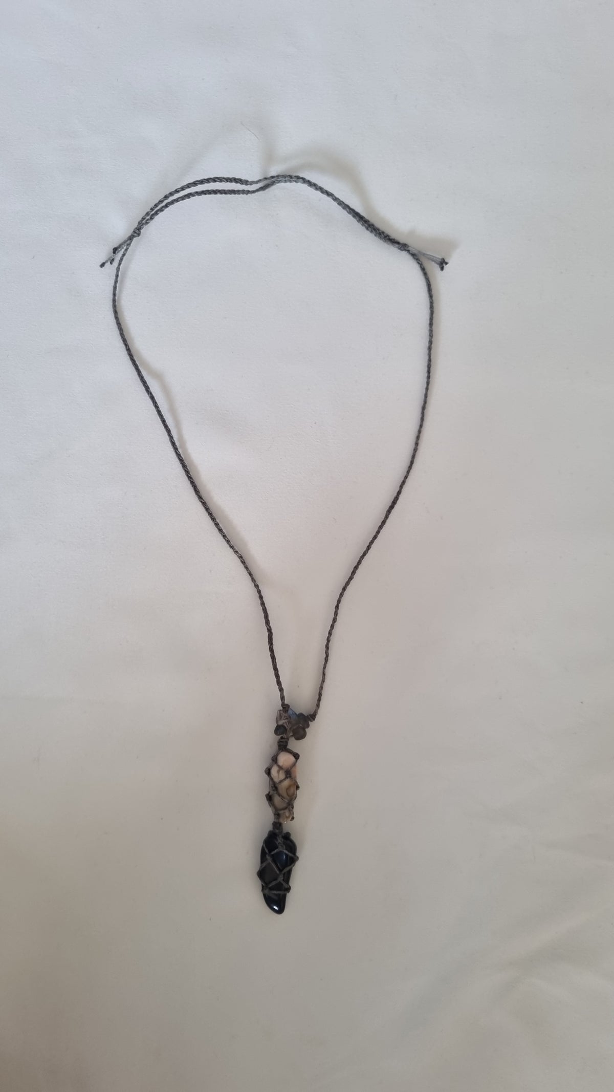 Handmade crystal necklace