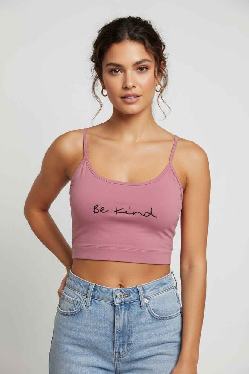Organic Be Kind Crop Top Bralette