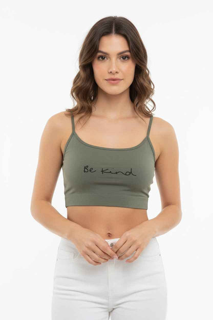 Organic Be Kind Crop Top Bralette