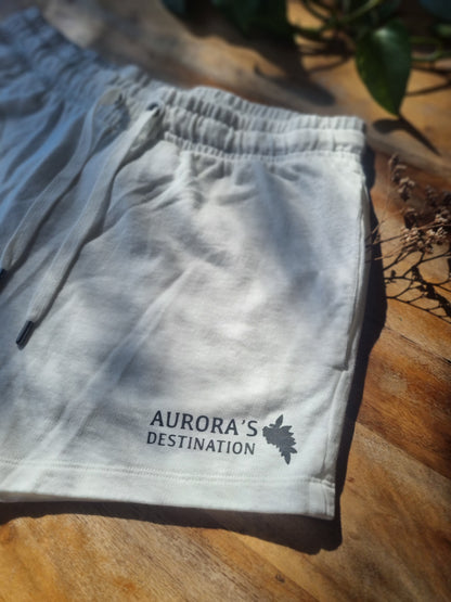 Washed Ivory Organic Shorts
