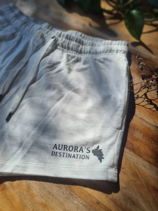 Washed Ivory Organic Shorts