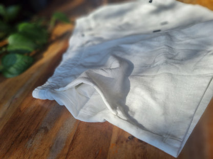 Washed Ivory Organic Shorts