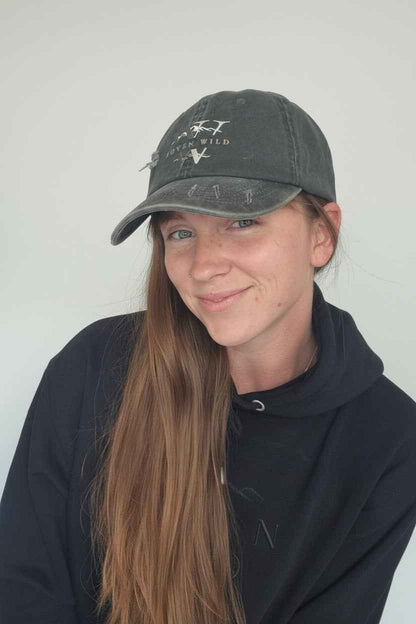 Woven Wild Distressed Vintage Cap
