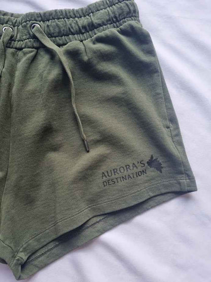 Washed Khaki Organic Shorts