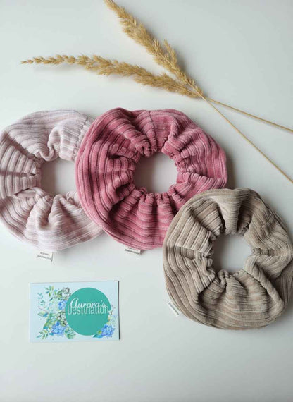 Handmade Chunky Scruchie - Rose Pink