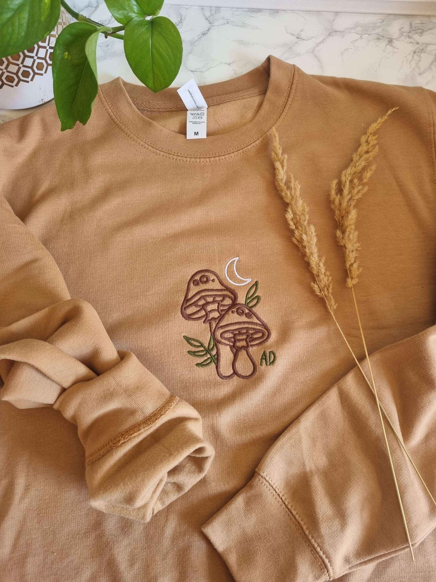 Mushroom Embroidered Sweatshirt