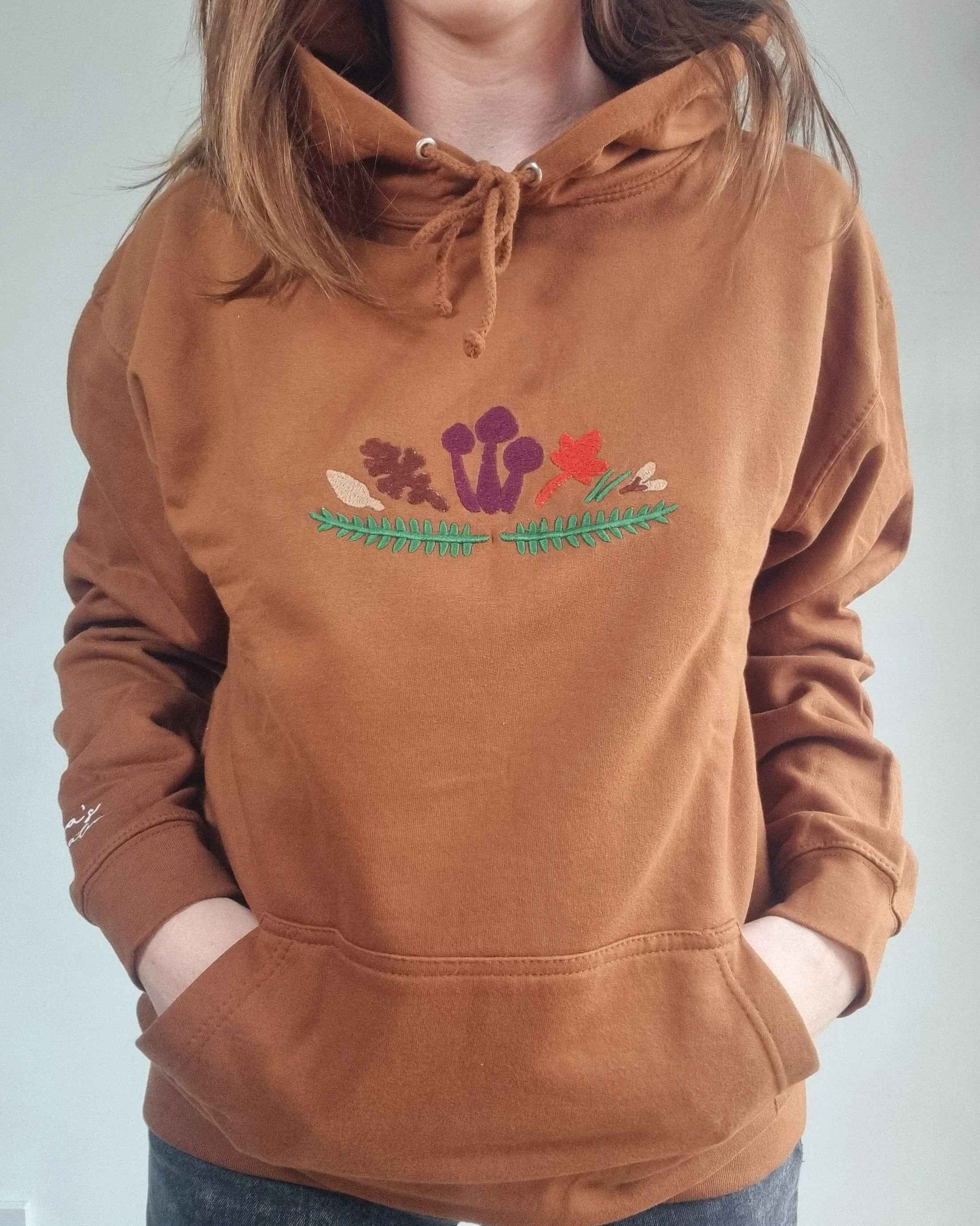 Forest Brown Woodland Hoodie