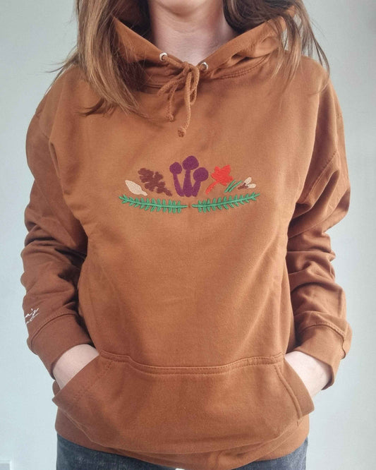 Forest Brown Woodland Hoodie