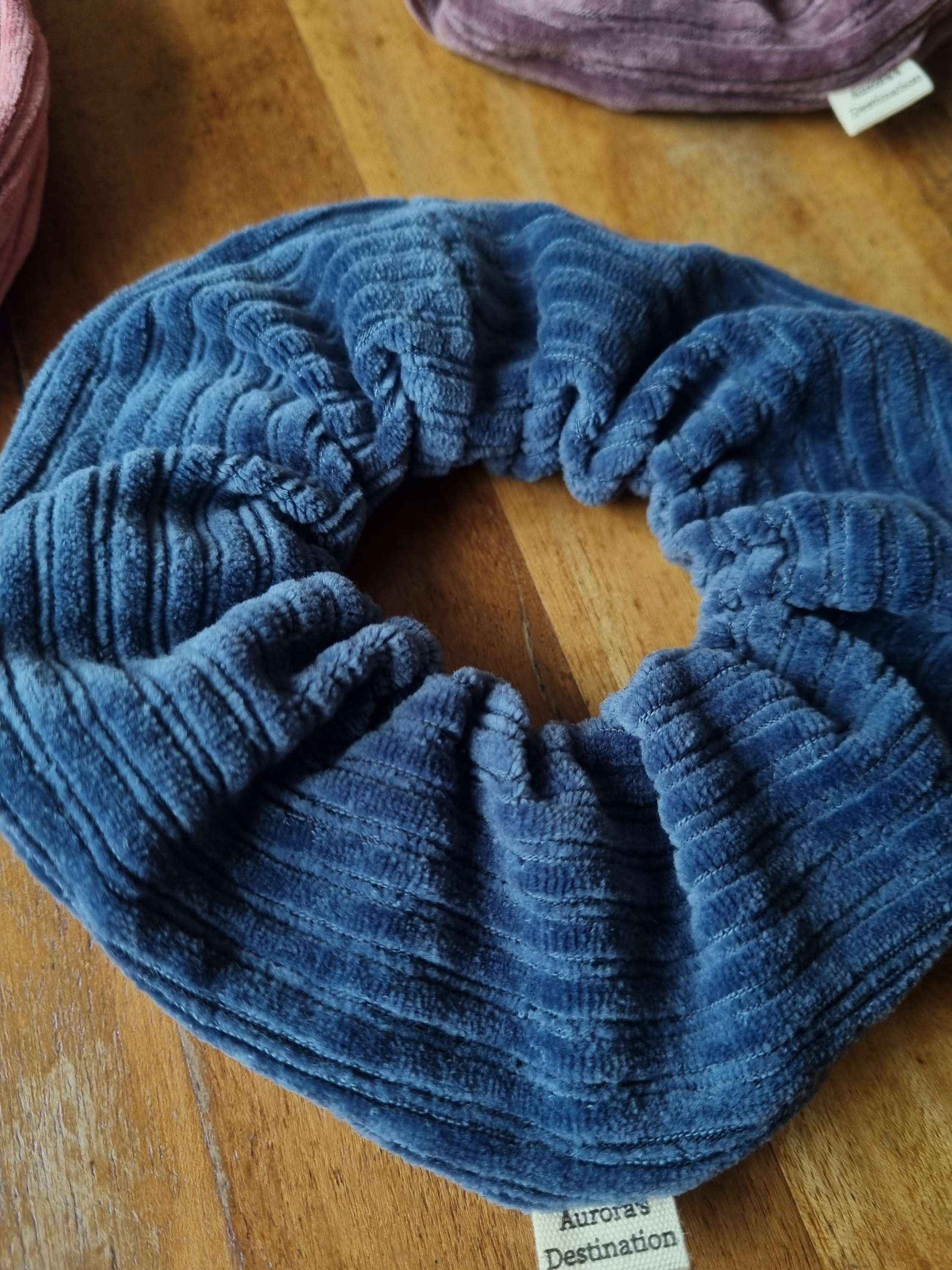 Handmade Chunky Scruchie - Navy