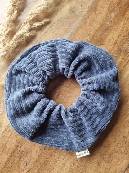 Handmade Chunky Scruchie - Navy