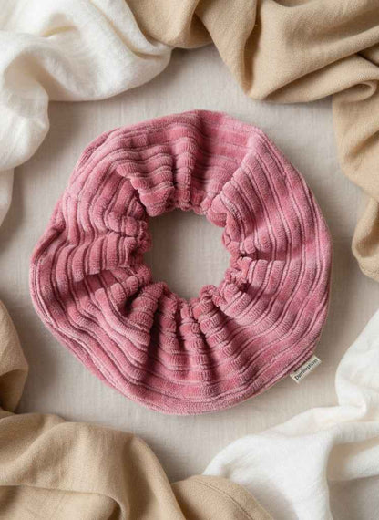 Handmade Chunky Scruchie - Hot Pink