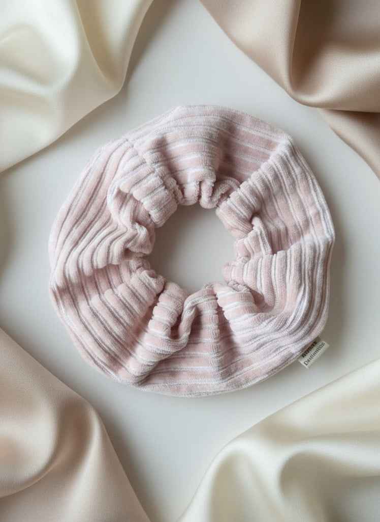 Handmade Chunky Scruchie - Rose Pink