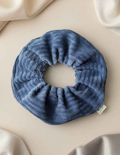 Handmade Chunky Scruchie - Navy
