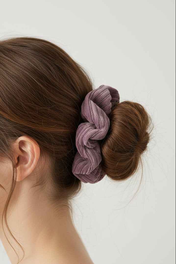 Handmade Chunky Scruchie - Lavender