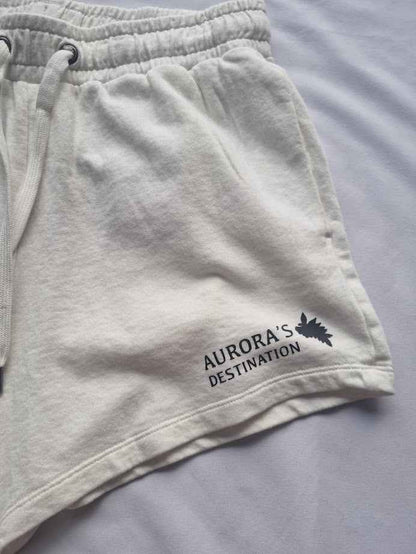 Washed Ivory Organic Shorts