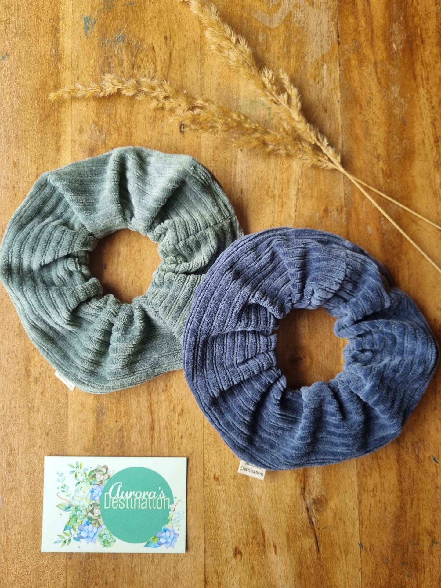 Handmade Chunky Scruchie - Navy
