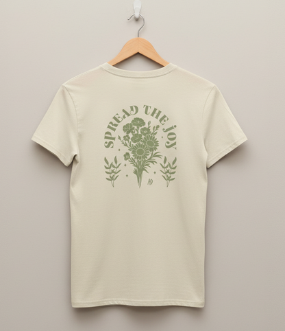 Spread Joy 100% Organic Ringspun Cotton T-Shirt