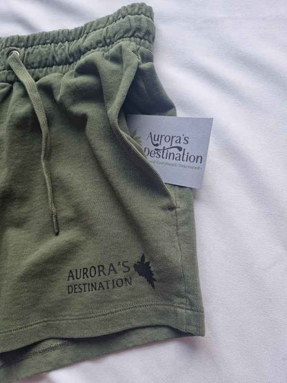 Washed Khaki Organic Shorts