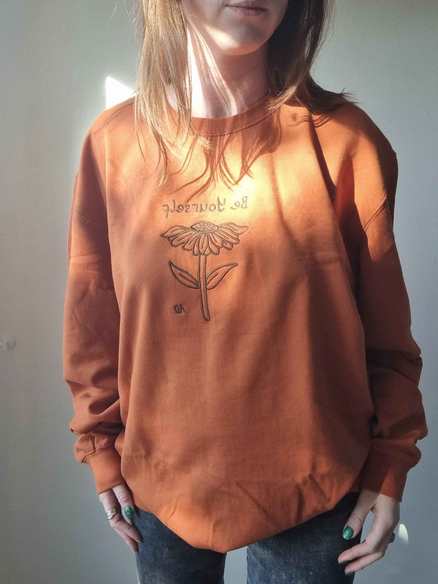 Be Yourself Sweatshirt Large