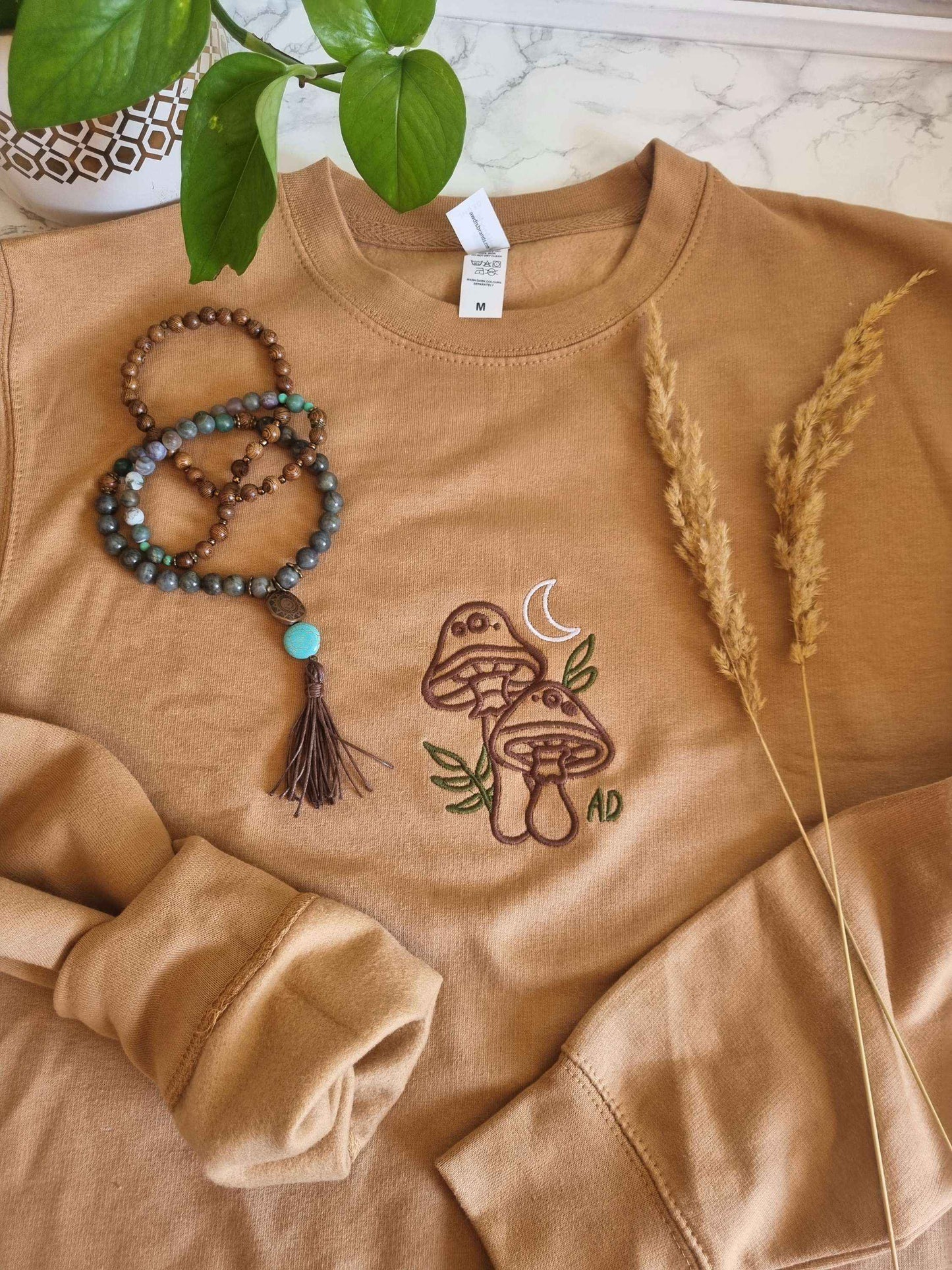 Mushroom Embroidered Sweatshirt