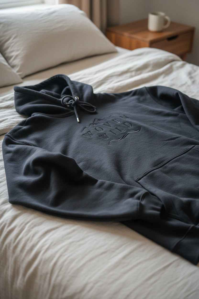 Woven Wild Premium Organic Embroidered Hoodie