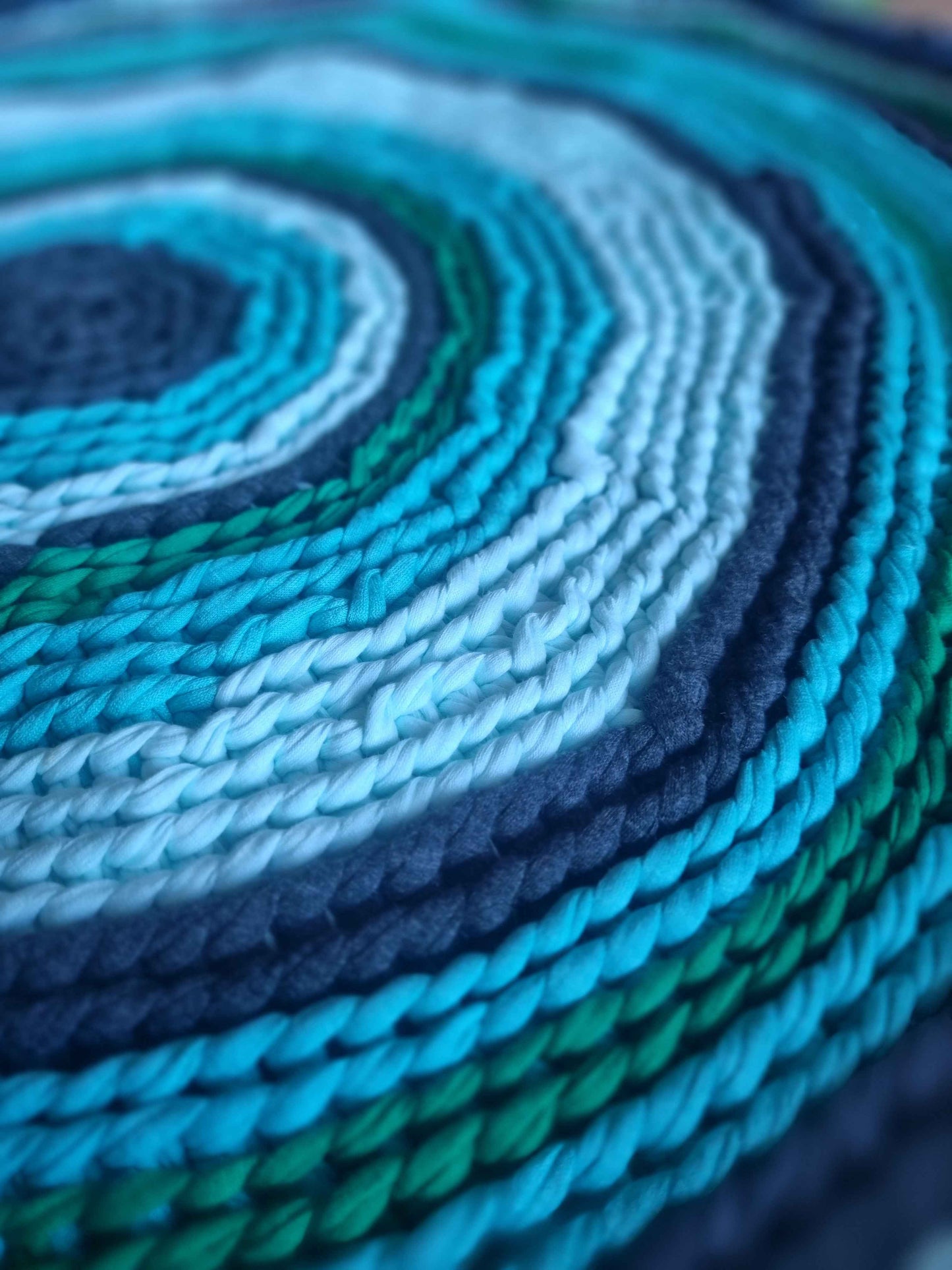 Blue rug