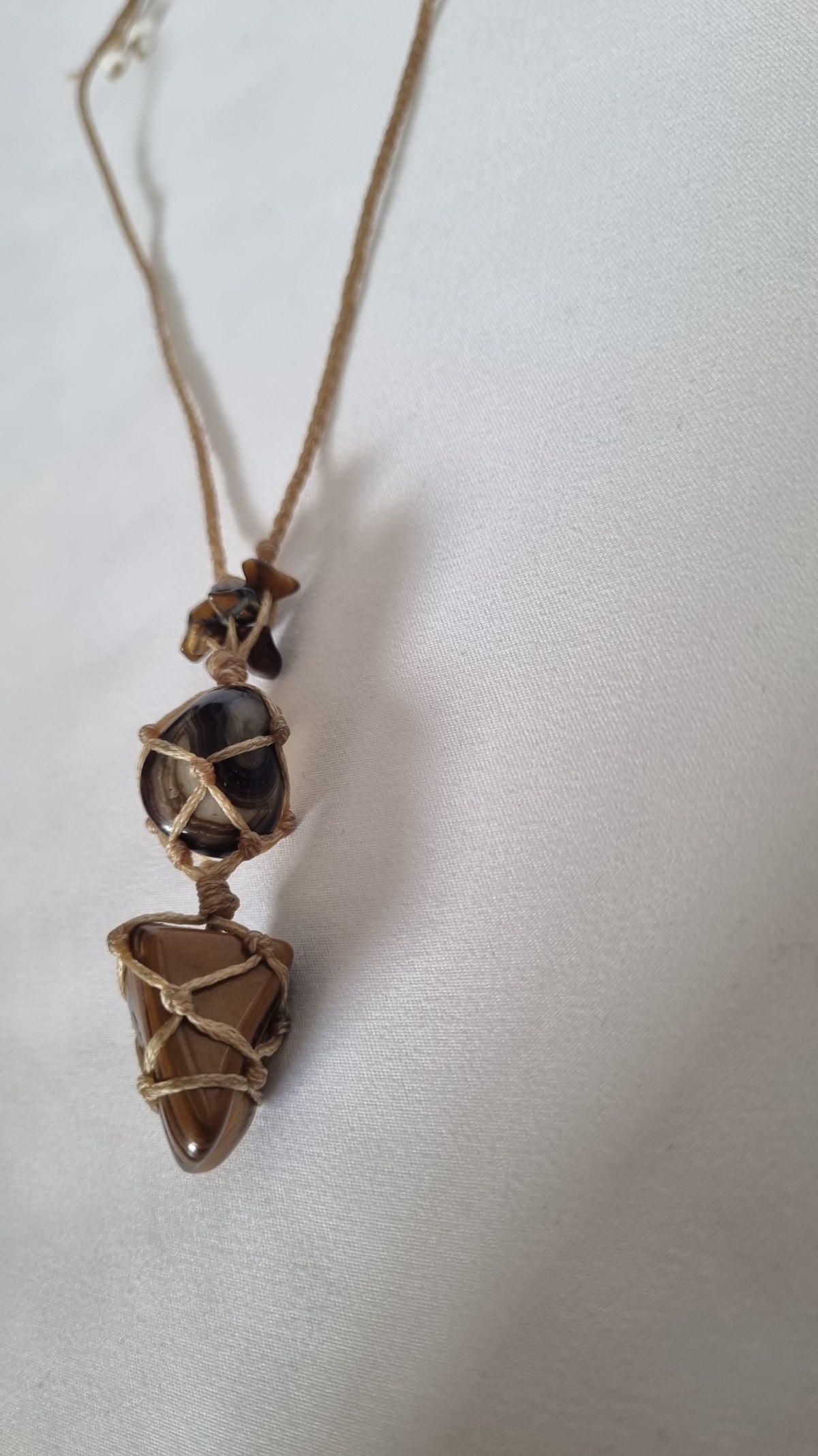 Handmade crystal necklace