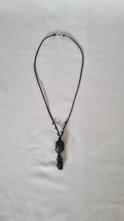 Handmade crystal necklace