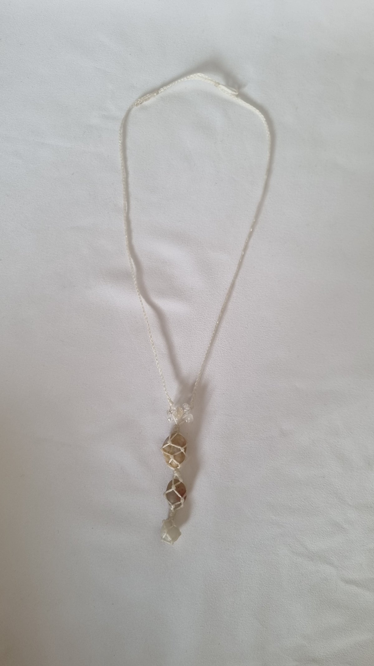 Handmade crystal necklace
