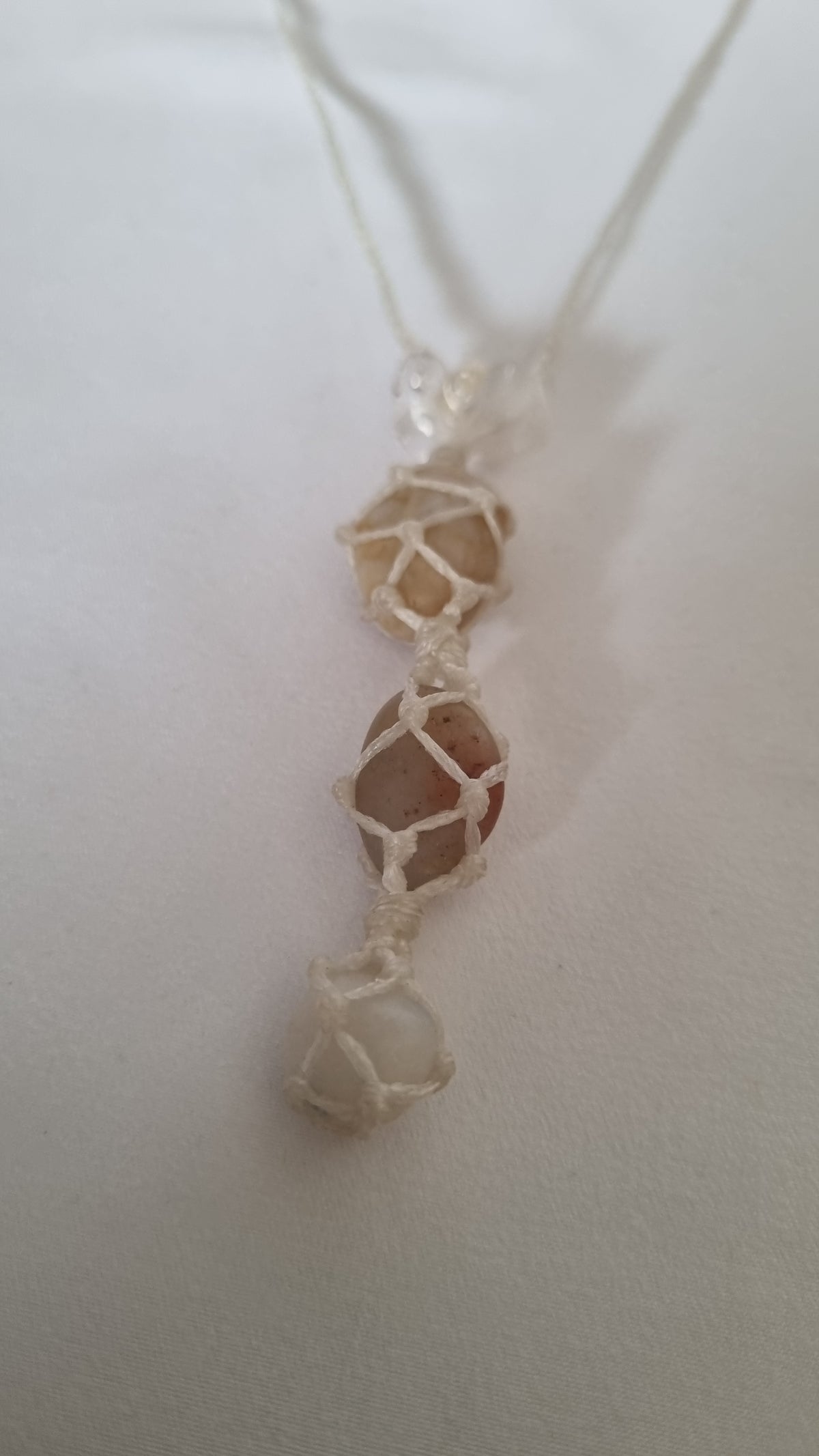 Handmade crystal necklace