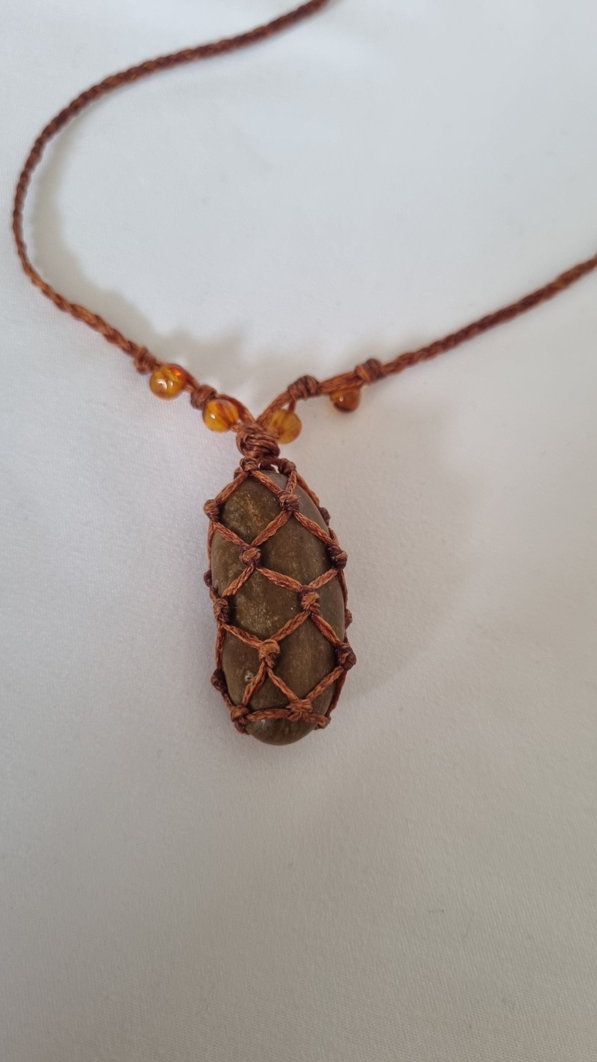 Handmade crystal necklace