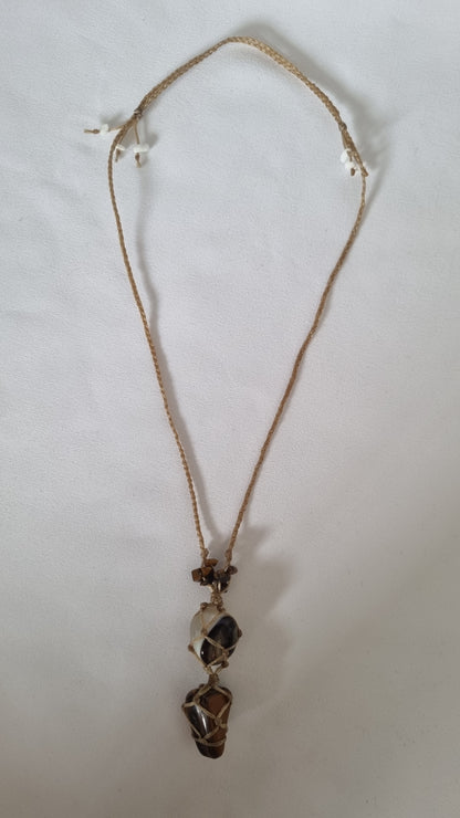 Handmade crystal necklace