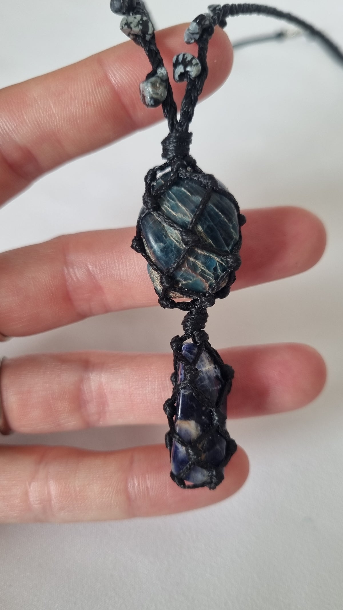 Handmade crystal necklace