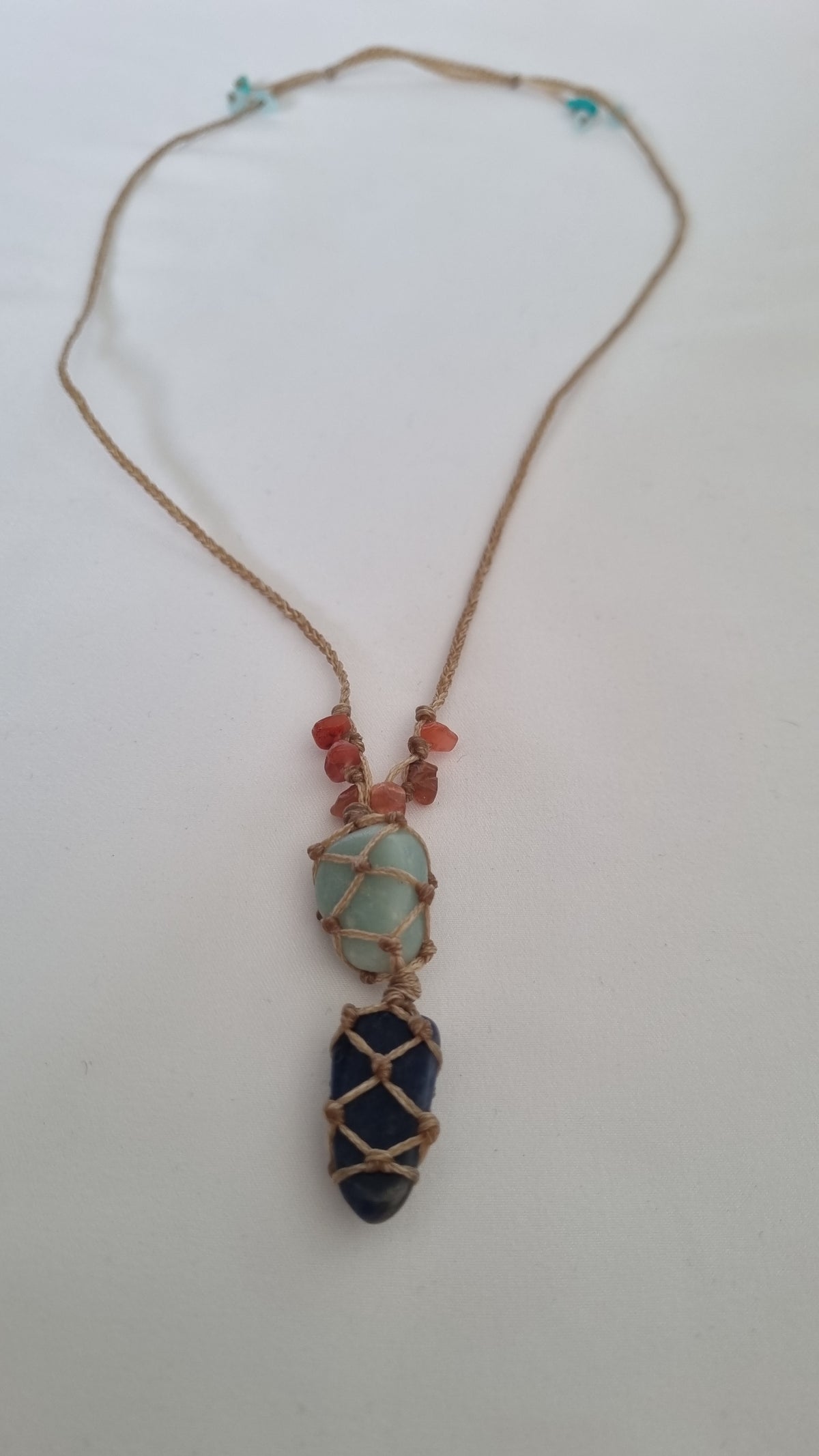 Handmade crystal necklace
