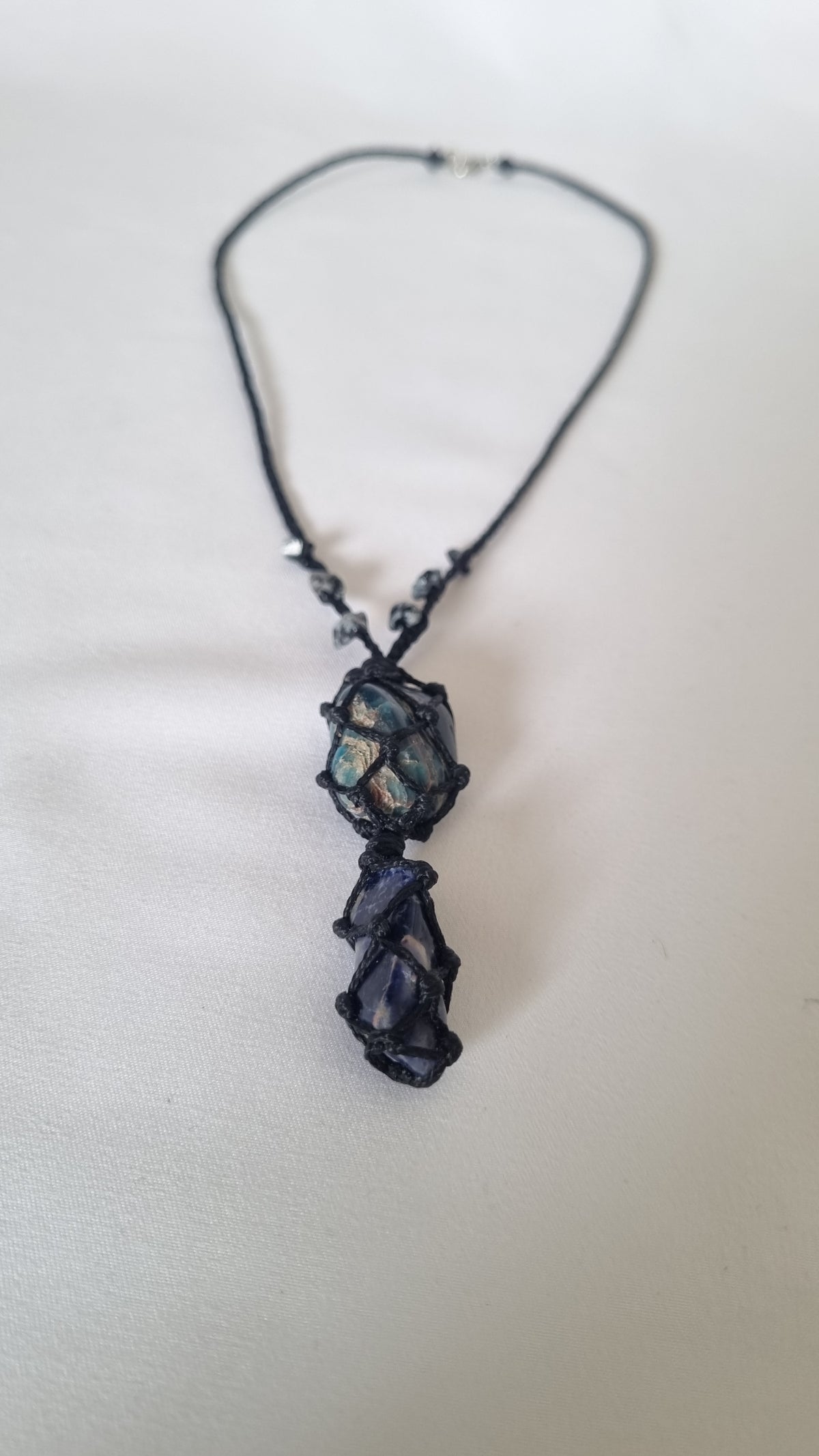 Handmade crystal necklace