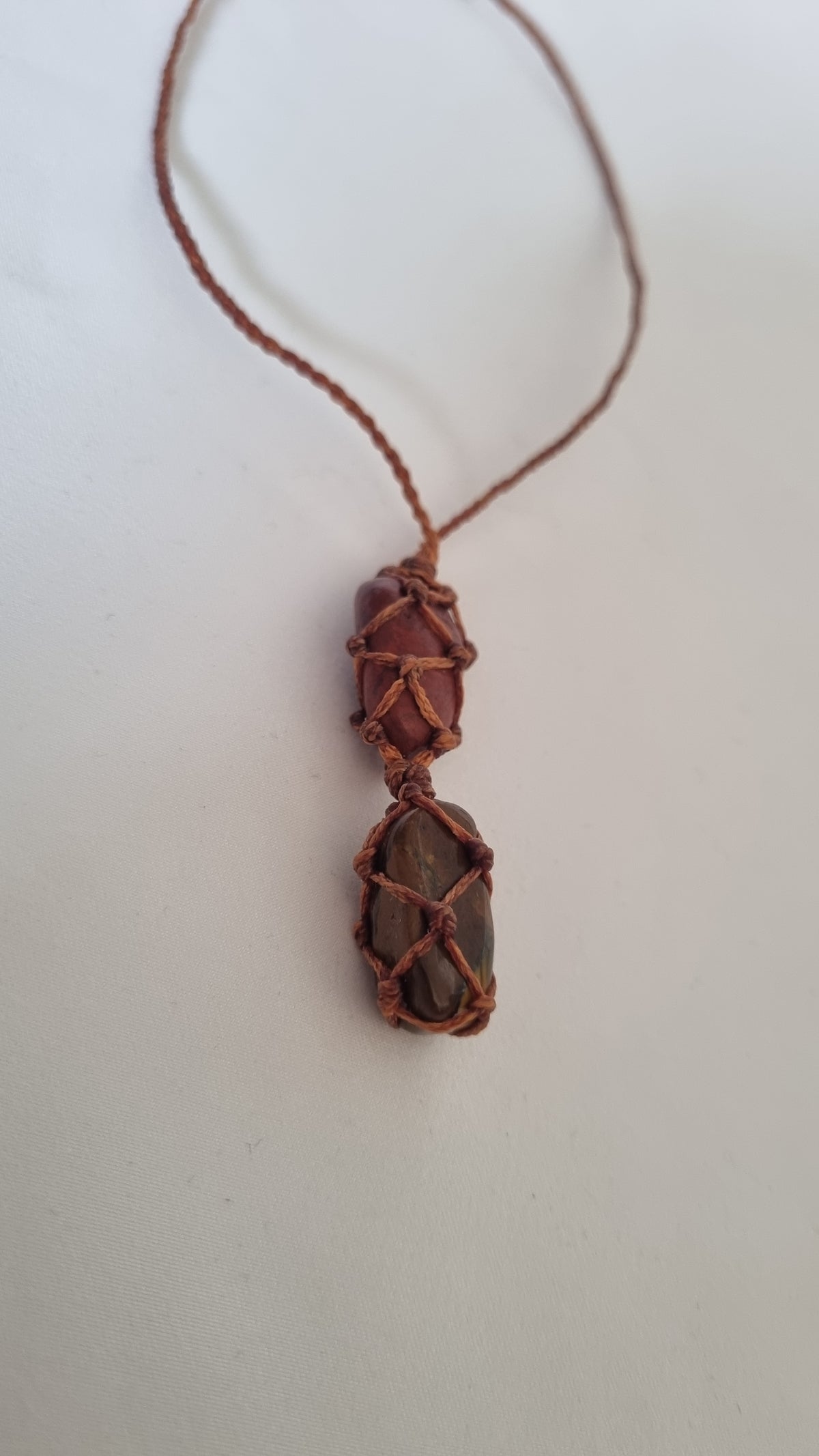 Handmade crystal necklace