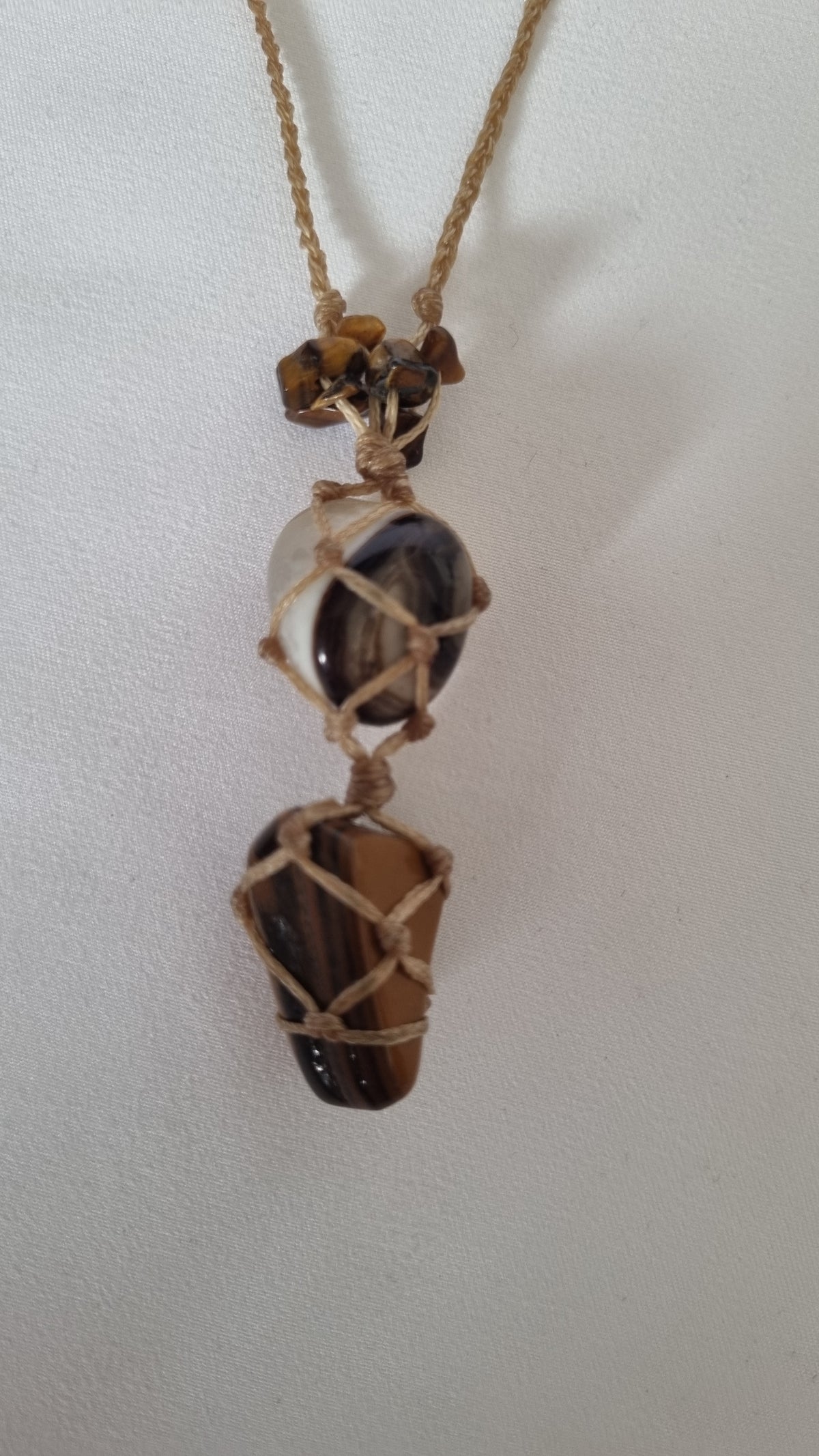 Handmade crystal necklace