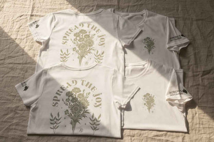 Spread Joy 100% Organic Ringspun Cotton T-Shirt