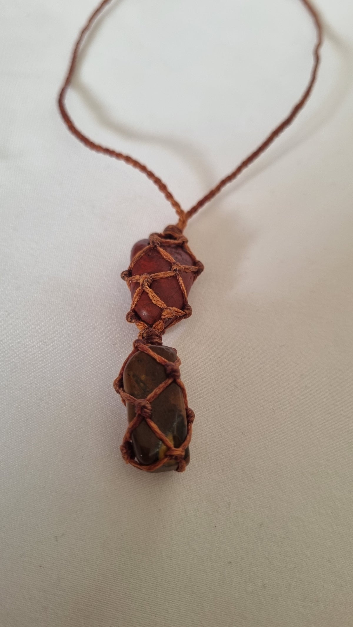 Handmade crystal necklace