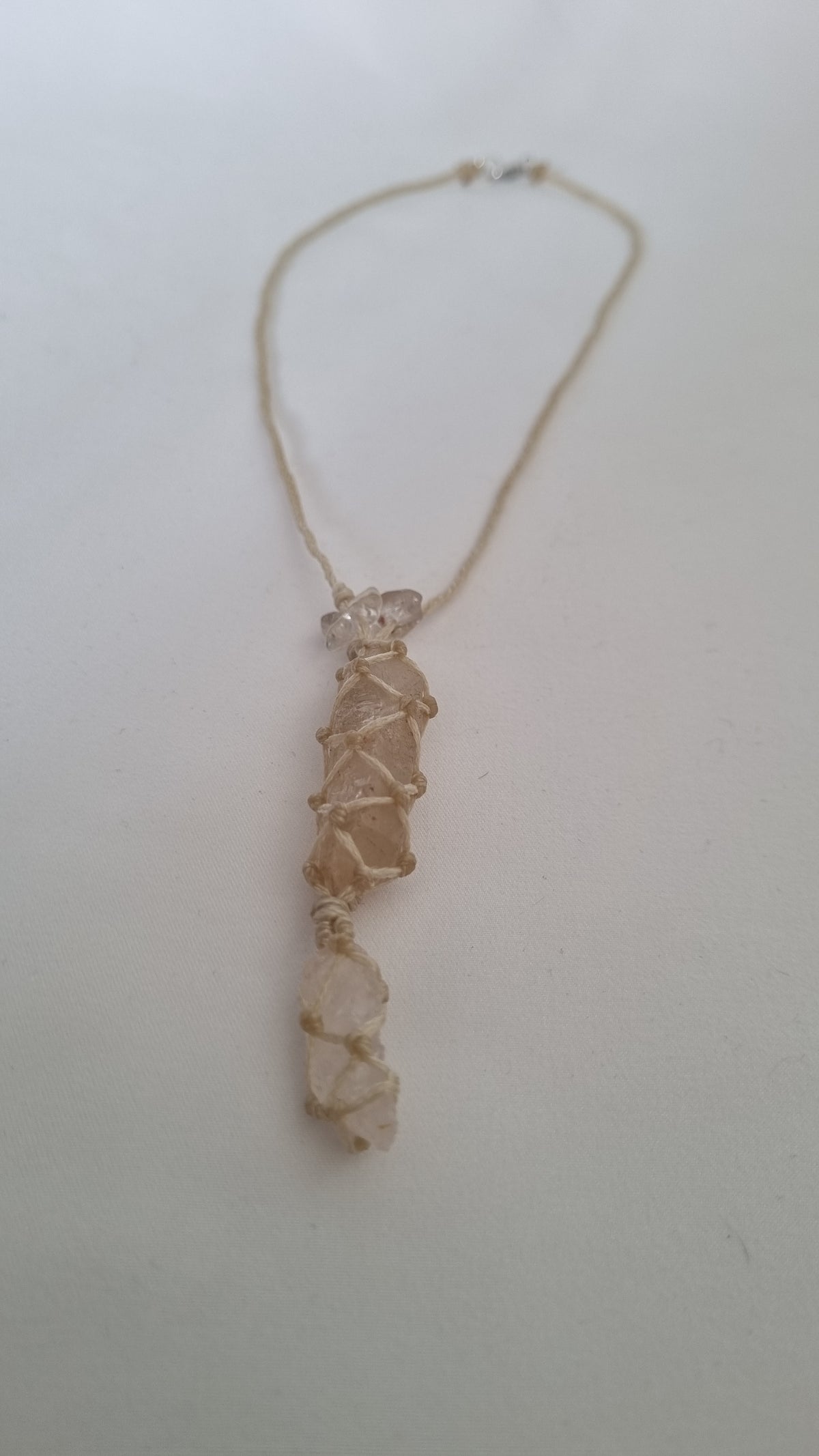 Handmade crystal necklace