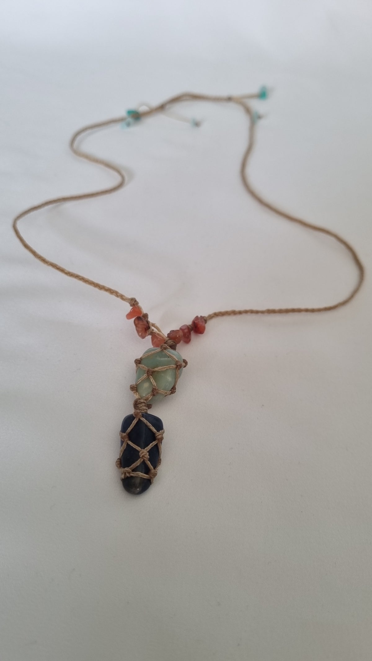 Handmade crystal necklace