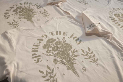 Spread Joy 100% Organic Ringspun Cotton T-Shirt