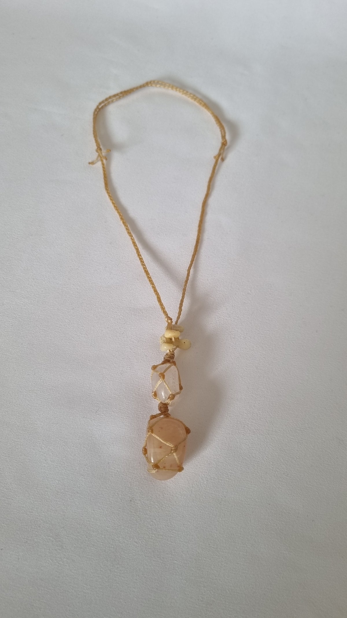 Handmade crystal necklace