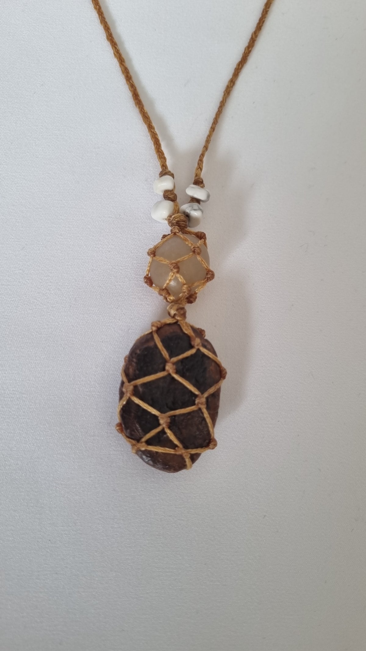 Handmade crystal necklace