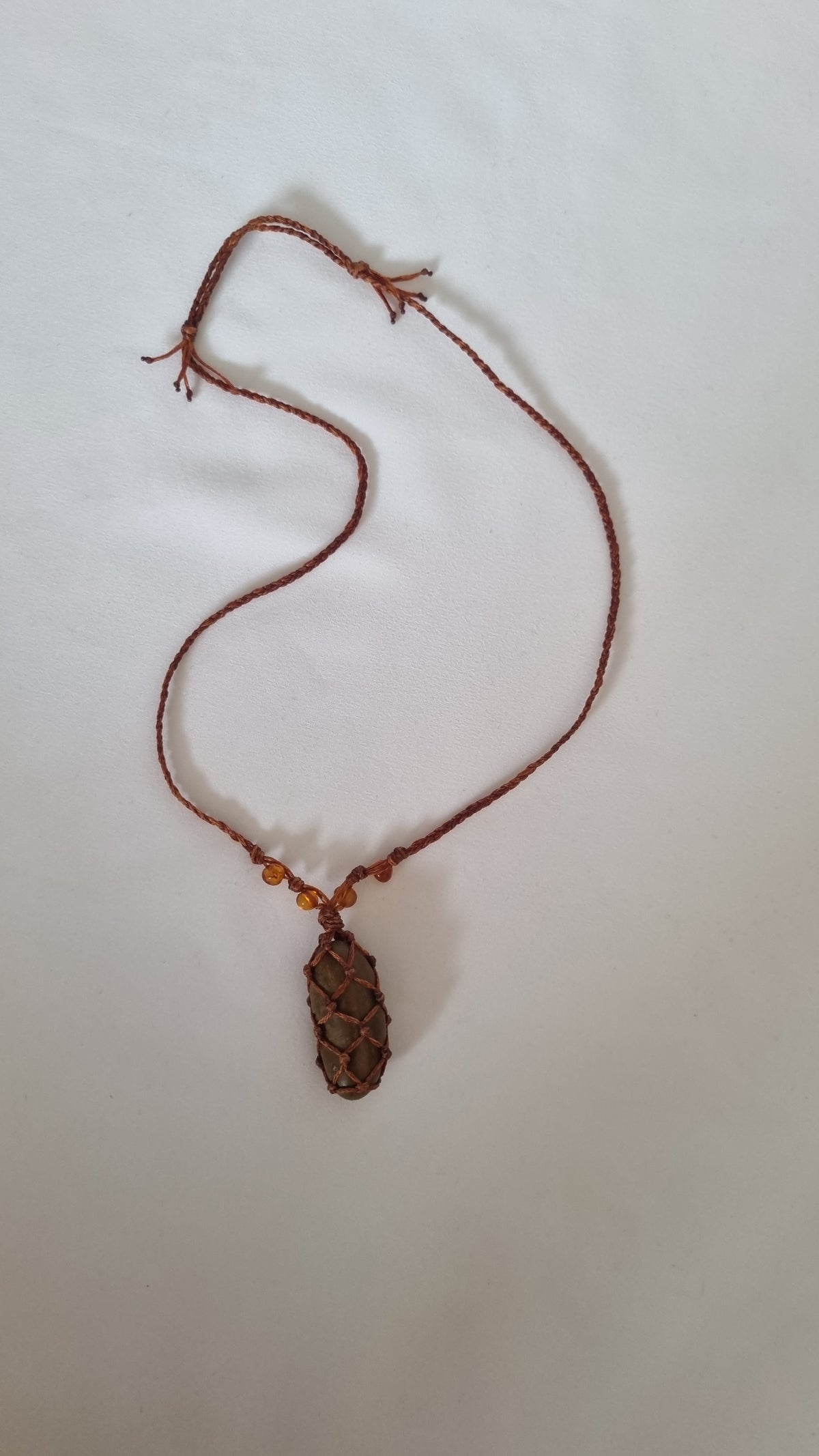 Handmade crystal necklace