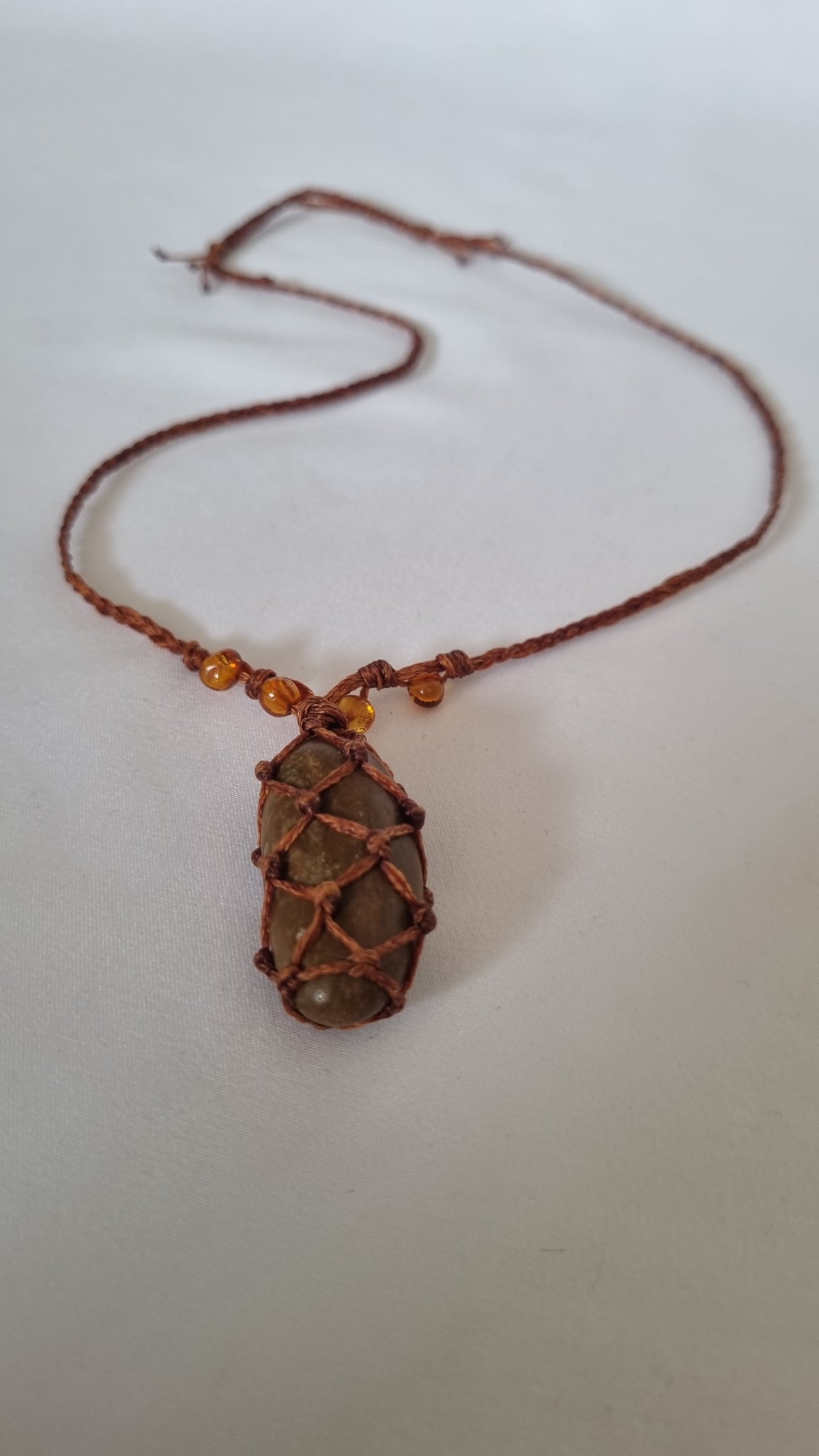 Handmade crystal necklace