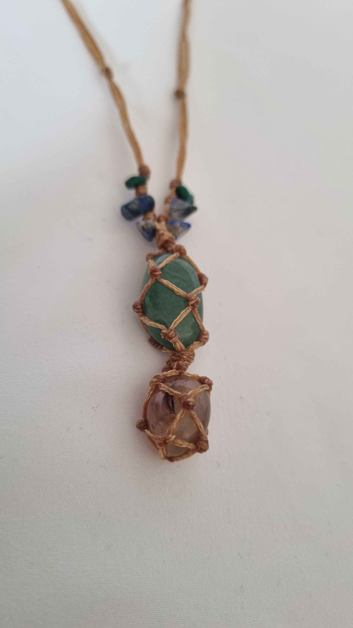 Handmade crystal necklace