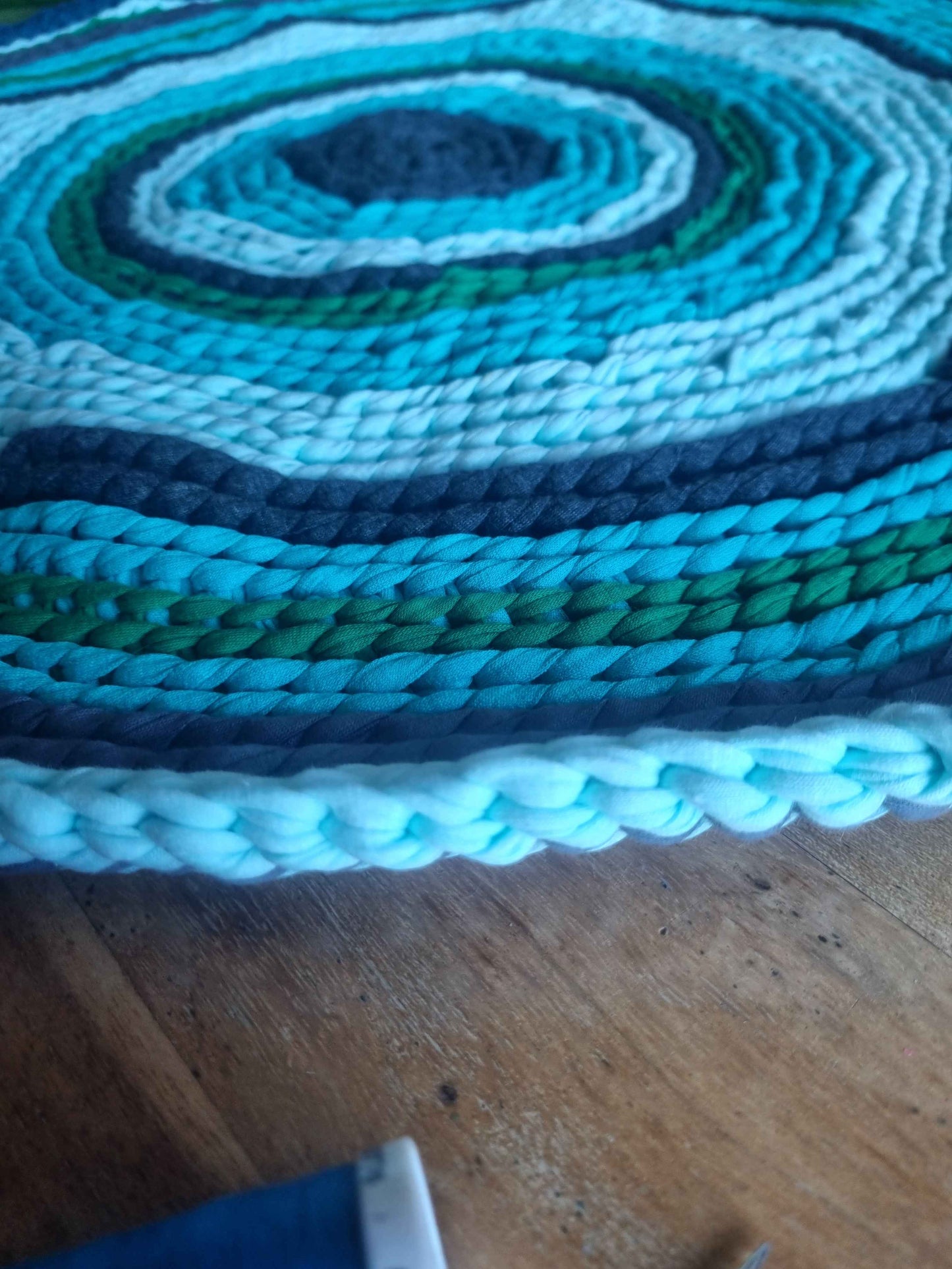 Blue rug